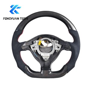 Volante Auto Personalizzato in Pelle, Fibra di Carbonio Forgiata e Alcantara per Volkswagen <span class=keywords><strong>Golf</strong></span> <span class=keywords><strong>4</strong></span> <span class=keywords><strong>Mk</strong></span> <span class=keywords><strong>4</strong></span> Jetta Passat Bora - Product Image 3