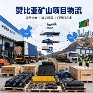 Services logistiques 888 pour équipements et pièces détachées minières Chine-Zambie LCL Express Fret international - Product Image 3