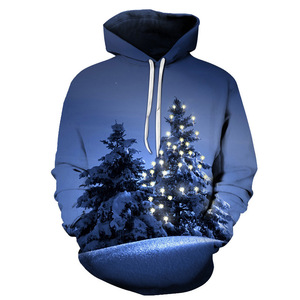 Pullover Weihnachten Hoodie Pullover Sublimation Anime Übergroße Hoodies Männer Frauen Unisex Plus Size Herren Hoodies & Sweatshirts - Product Image 5