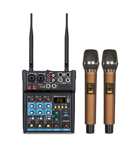Mélangeur à quatre canaux Microphone sans fil un à deux pour microphone de performance - Product Image 5