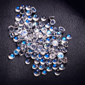 Pierre de lune arc-en-ciel naturelle de haute qualité pierre de lune de feu bleu expansif pour la fabrication de bijoux incroyables - Product Image 1