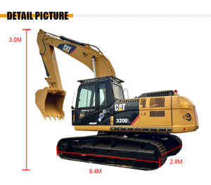 รถขุดตีนตะขาบ CAT 320D มือสอง รถขุดไฮดรอลิก Caterpillar 320D พร้อมราง รถขุดขนาดเล็ก 1CMB รถแบคโฮไฮดรอลิกสำหรับขาย - Product Image 2