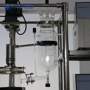 5~100L Laboratory And Pilot Scale Thin Film Evaporator Glass Thin Film Evaporator With Reflux Control Device
