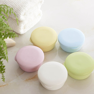 Boîte à savon en PP scellé de haute qualité, 10 pièces, Portable, couleur ronde, boîte de voyage, conteneur de lavage, <span class=keywords><strong>douche</strong></span>, maison, salle de bains - Product Image 2