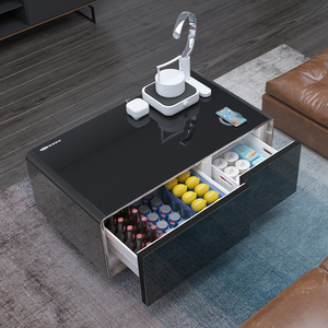 <span class=keywords><strong>Table</strong></span> <span class=keywords><strong>d</strong></span>'<span class=keywords><strong>appoint</strong></span> intelligente de luxe <span class=keywords><strong>avec</strong></span> réfrigérateur et <span class=keywords><strong>tiroir</strong></span> réfrigérant, mobilier intelligent, <span class=keywords><strong>table</strong></span> basse, salon, chambre à coucher - Product Image 1