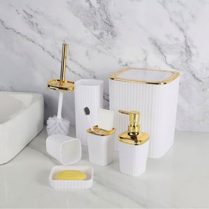 Wholesale Luxury Modern <b>Bathroom</b> <b>Accessories</b> Set for Hotels and Washrooms - Product Image 1