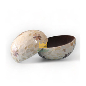 Wholesale Eco-Friendly MOP <b>Coconut</b> <b>Shell</b> Bowls Handcrafted Natural Durable Lightweight Classic Style Home Use for Sustainable - Product Image 4