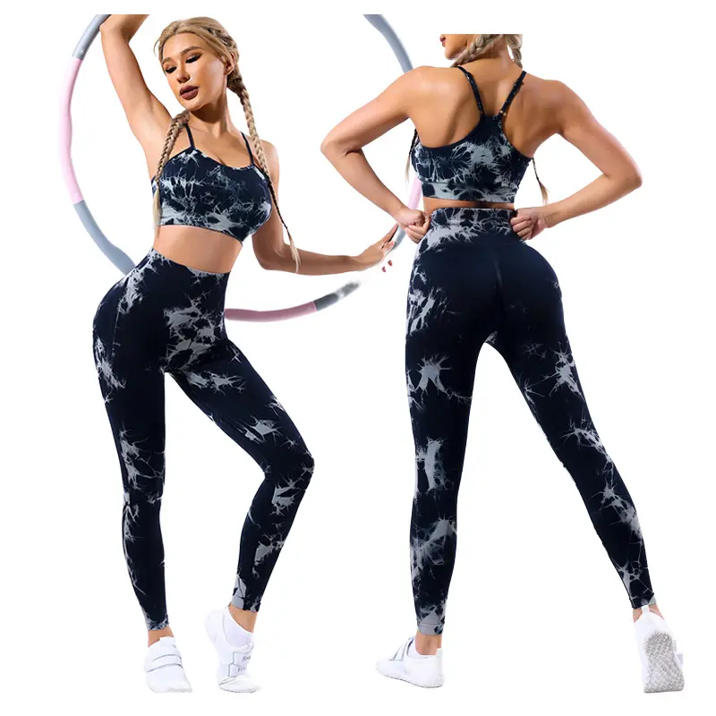 Vente en gros de vêtements de sport Yoga personnalisé haut de course Sexy à fort impact soutiens-gorge de sport réglables sans couture pour les femmes