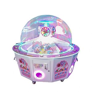 Machine à bonbons et cadeaux pour enfants à monnayeur, cinq joueurs, nouveau design, thème Parc Coloré - Product Image 1