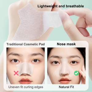 OEM/Meilleures ventes 100 pièces de masques nasaux jetables en non-tissé, hydratants et nettoyants doux, bandes démaquillantes - Product Image 2