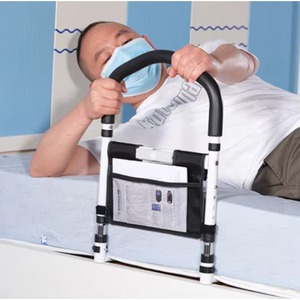 High Quality Solid and Durable Medical Bedside Handrail Guardrail Accessory for Elderly Care Hospital Beds Guardrail - Product Image 5