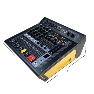 Consola de Mezclas Digital Profesional GAX-EX4, Equipo Musical de Estudio, Mezclador de DJ para Grabación, Sonido de Audio con Amplificador - Product Image 1