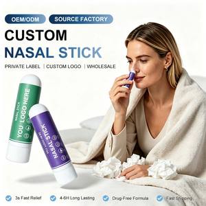Inhalateur nasal Anthrive Natural Sinus Relief pour le nez bouché, inhalateur à vapeur d'herbes d'eucalyptus, prix de gros, OEM, étiquette privée, usine - Product Image 1