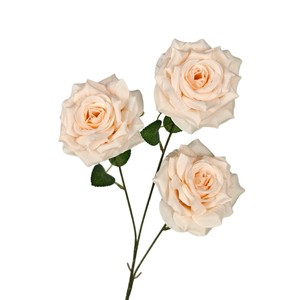 3 Têtes de Roses Artificielles Diamantées pour Mariage, Composition Florale de Salle, Décoration de Chemin, Décoration Intérieure, Moulage par Injection, Vente en Gros - Product Image 5