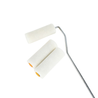 Rouleau de peinture industriel DIY mini 4 pouces pas cher de Chine avec long manche en plastique pour peinture OEM