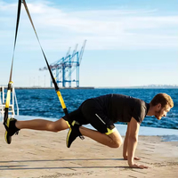 Poids fonctionnel professionnel corps Fitness résistance réglable Logo personnalisé sangles d'entraînement Suspension fronde formateur