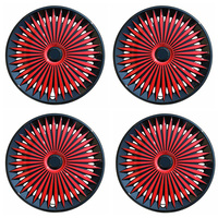 Livraison rapide, lot de 4, prix 13 14 15 pouces, capuchons de roue décoratifs universels modifiés pour voiture