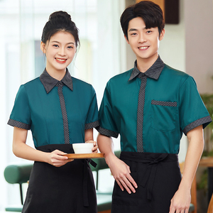 Nuevas Camisas con Logotipo Personalizado al por Mayor para Camareros, Uniformes para Trabajadores de Hoteles y Restaurantes, Camisas Ajustadas para Camareros - Product Image 6