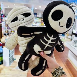 Hallowmas ตุ๊กตานุ่มมากตุ๊กตามัมมี่ออกแบบการ์ตูนฟักทองเครื่องบรรจุผ้าฝ้าย PP ตุ๊กตาขายส่งราคาถูกบรรเทาความเครียด - Product Image 3