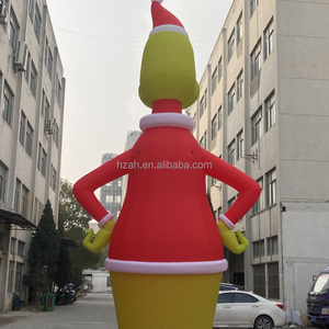 Manufacturer Custom Size Large Huge Standing Christmas Xmas Decorations Decor Outside Outdoor Ornaments <strong>Inflatable</strong> <strong>Grinch</strong> - Product Image 6