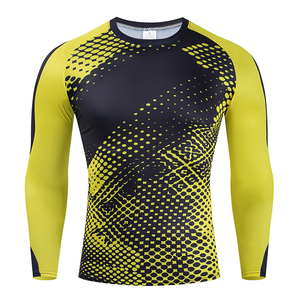 Camisetas Deportivas Transpirables con Logotipo Personalizado para Hombre, Camisetas de Gimnasio para Correr, de Secado Rápido, que Absorben la Humedad, de Manga Larga - Product Image 1