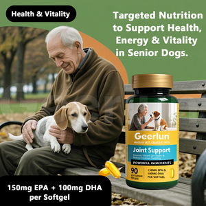 Compléments alimentaires Omega 3 <span class=keywords><strong>6</strong></span> 9 pour chiens avec étiquette personnalisée, favorisent une peau saine et éclatante, une mobilité libre et un soutien articulaire, capsules molles pour animaux de compagnie - Product Image 4