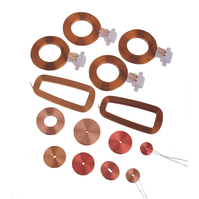 Factory Custom flat copper induction coil enamelled copper wire coil
