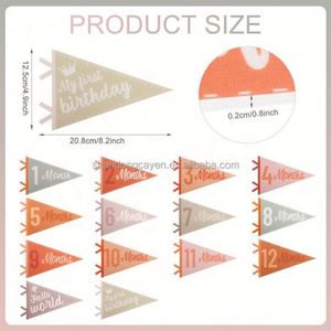 ธงสามเหลี่ยมสองด้านกันน้ำ พิมพ์สีเต็มรูปแบบ ดีไซน์ใหม่ ขายดี สำหรับงานโปรโมชั่น พิมพ์สีเต็มรูปแบบ - Product Image 2