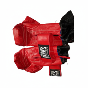 Sports Paradiso 2024 Gants de boxe professionnels en cuir véritable jaune fluo coupe-vent séchage rapide entièrement personnalisable tout - Product Image 1