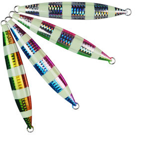 Señuelo de jigging de 130g-150g con peso de plomo para pesca en agua salada de macarela, atún y lubina, que brilla en la oscuridad. - Product Image 4
