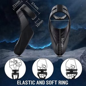 Prodotti Sessuali: Anello Vibrante di Precisione per Ritardare l'Eiaculazione Maschile, Giocattoli Sessuali per Uomini - Product Image 4
