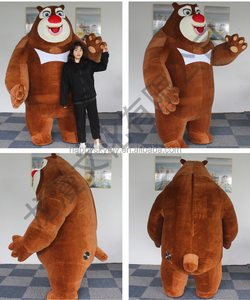 Costume de mascotte d'ours <span class=keywords><strong>Boonie</strong></span> gonflables de performance de cosplay pour adultes Costume de 2m/2.6m - Product Image 3