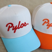Casquettes de sport décontractées en coton bicolore avec logo brodé 3D personnalisé, visière incurvée, 5 panneaux, casquettes de baseball pour femmes, prix d'usine