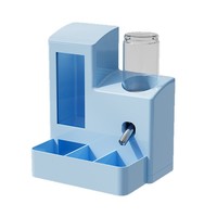 Distributeur automatique de nourriture et d'eau pour chiens et chats en plastique, anti-fuite, station d'alimentation et d'hydratation tout-en-un pour une utilisation en extérieur et en intérieur