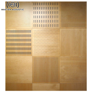 <span class=keywords><strong>Panneau</strong></span> Acoustique <span class=keywords><strong>Perforé</strong></span> au Design Moderne Master Acoustic, Matériau Décoratif Ignifuge et Insonorisant en <span class=keywords><strong>Bois</strong></span> - Product Image 3