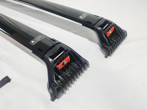 2 barres transversales <span class=keywords><strong>de</strong></span> <span class=keywords><strong>toit</strong></span> pour Lexus 2022-2024 LX600 LX 600, rails latéraux encastrés, barres transversales pour boîte <span class=keywords><strong>de</strong></span> <span class=keywords><strong>toit</strong></span>, <span class=keywords><strong>porte</strong></span>-vélos, noir - Product Image 6