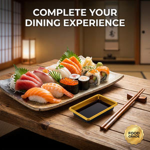 Mini-bacs à sauce en PET doré de qualité supérieure <span class=keywords><strong>pour</strong></span> sushis, 100 % qualité alimentaire - Product Image 2