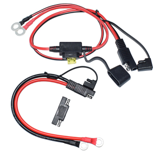 Solution de faisceau de câblage personnalisée Câble d'alimentation 2 broches Connecteur à déconnexion rapide Sae Prise 12v <span class=keywords><strong>Extension</strong></span> d'alimentation de charge de batterie fusionnée - Product Image 1