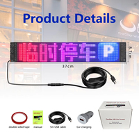 Letrero LED Interior Personalizable y Programable por Aplicación, Panel de Píxeles de Matriz LED RGB, Publicidad Flexible con Texto Desplazable Digital