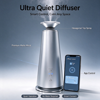 Nébuliseur d'arômes sans eau SLE Commercial, contrôle intelligent par application, diffuseur de parfum rechargeable avec minuterie et lumière d'ambiance pour hall d'entrée et chambre d'hôtes