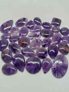 L'exportateur indien offre une pierre précieuse de quartz naturel rond de 3mm en vrac d'étoile d'améthyste bleue pour le prix de vente en vrac de guérison - Product Image 5