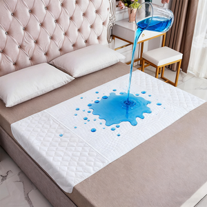 Protector de colchón reutilizable lavable proveedor OEM almohadillas de cama impermeables incontinencia - Product Image 1