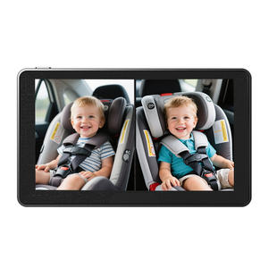 Moniteur de siège arrière grand angle requis, siège de sécurité pour voiture, moniteur Android, mini caméra WiFi pour la surveillance à domicile, en voiture et des bébés - Product Image 1