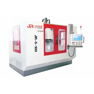 Mesin poles JR-CNC-5-100, kaca otomatis lima sumbu untuk cermin kaca kecil mesin Beveling toko perbaikan produk baru 2020