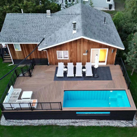 Villa moderne à construction rapide en acier léger avec piscine