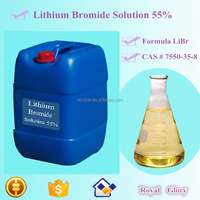 Solution en forme de brocade de Lithium 55%, agent d'adsorption dans le réfrigérateur à réfrigérant