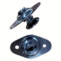Nouveaux attaches rapides Foracing pour voitures de course Sprint, en acier noir, Dzus, à tête Allen auto-éjectable, 5/16 pouces, longueur .500 pouces, à quart de tour
