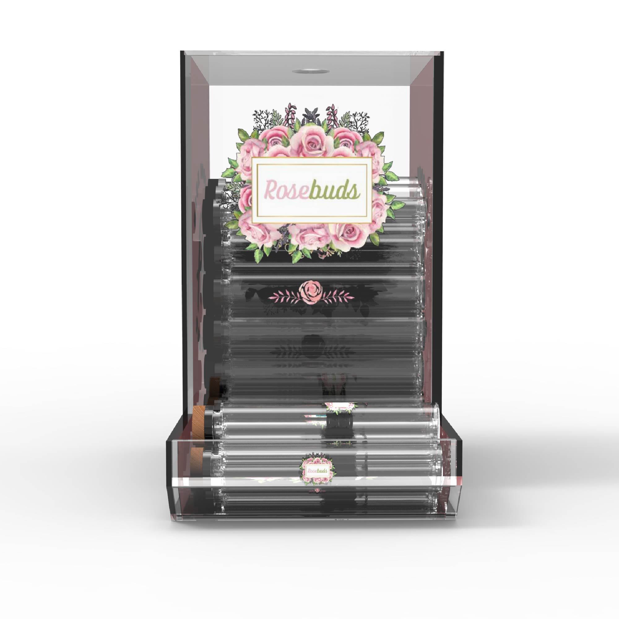 Customizable Light Duty Modern Acrylic Countertop Cigarette Display Rack for Tobacco Stores — view 3