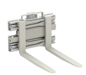 Abrazaderas de horquilla Manejo de material Accesorio de carretilla elevadora Brazo de carretilla elevadora Horquilla giratoria de doble propósito Tipo giratorio y de desplazamiento lateral - Product Image 5