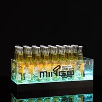 Seau à glace transparent grande capacité OEM, coloré et lumineux, pour bière, whisky, champagne, idéal pour bars, KTV et boîtes de nuit